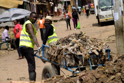 Cart Load of Waste from the River the DYF are cleaning.jpg